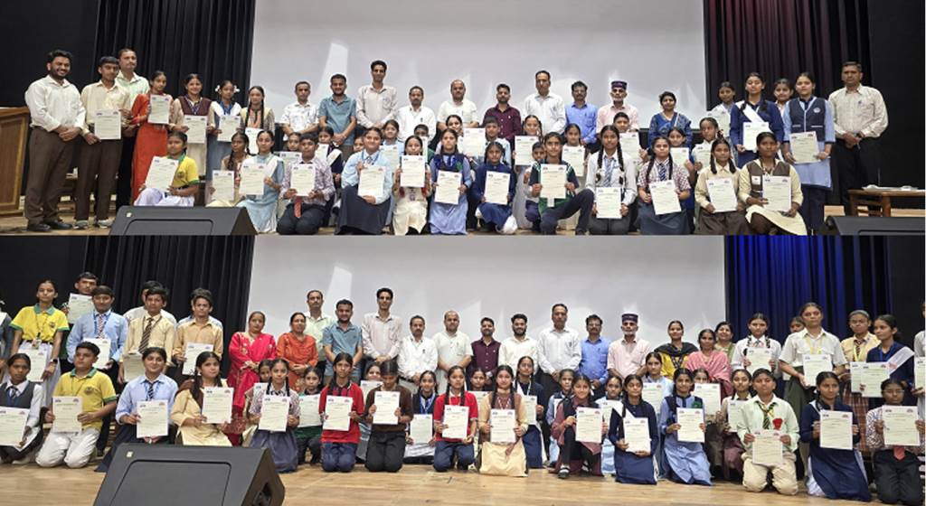 Districtlevel competitions organized on the occasion of Sanskrit Week